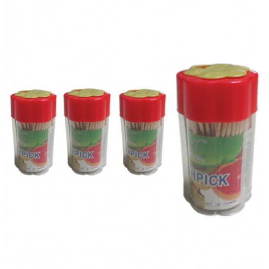 Σετ 4 βαζάκια με οδοντογλυφίδες [00405147]