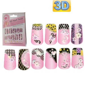 Αυτοκόλλητα τρισδιάστατα για τα νύχια σετ 10 40502043 Αυτοκόλλητα τρισδιάστατα για τα νύχια σετ 10 40502043