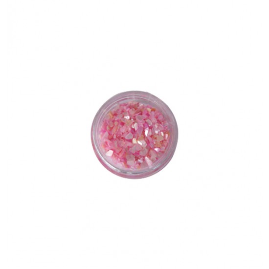 Θρυμματισμένα όστρακα για νύχια ροζ 40502010-3