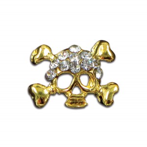 Μεταλλικό διακοσμητικό νυχιών νεκροκεφαλή 40502057-246 Μεταλλικό διακοσμητικό νυχιών νεκροκεφαλή 40502057-246