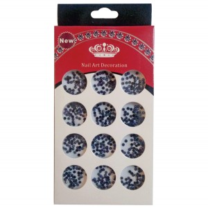 Διακοσμητικά μαύρα στρασάκια νυχιών σε κασετίνα 40502095 Διακοσμητικά μαύρα στρασάκια νυχιών σε κασετίνα 40502095