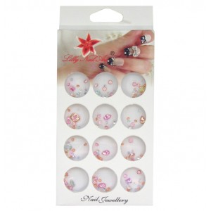 Κασετίνα με διακοσμητικά στρασάκια νυχιών 40502111