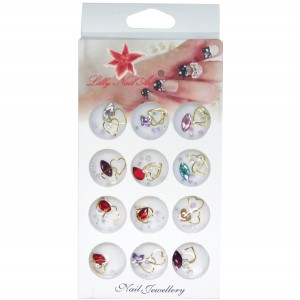 Κασετίνα με διακοσμητικά στρασάκια νυχιών 40502115 Κασετίνα με διακοσμητικά στρασάκια νυχιών 40502115