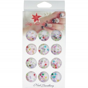 Κασετίνα με διακοσμητικά στρασάκια νυχιών 40502120 Κασετίνα με διακοσμητικά στρασάκια νυχιών 40502120