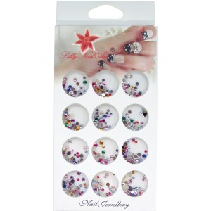 Κασετίνα με διακοσμητικά στρασάκια νυχιών 40502121 Κασετίνα με διακοσμητικά στρασάκια νυχιών 40502121