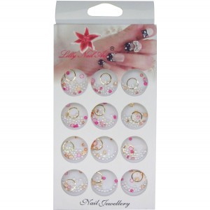 Κασετίνα με διακοσμητικά στρασάκια νυχιών 40502122 Κασετίνα με διακοσμητικά στρασάκια νυχιών 40502122