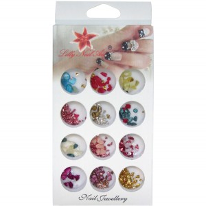 Κασετίνα με διακοσμητικά στρασάκια νυχιών 40502126 Κασετίνα με διακοσμητικά στρασάκια νυχιών 40502126