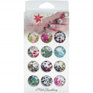 Κασετίνα με διακοσμητικά στρασάκια νυχιών 40502129 Κασετίνα με διακοσμητικά στρασάκια νυχιών 40502129