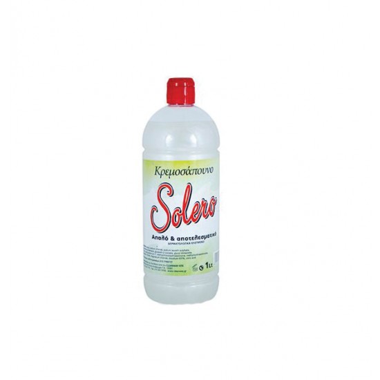 Υγρό κρεμοσάπουνο χεριών Solero λευκό 1lt [40605007]