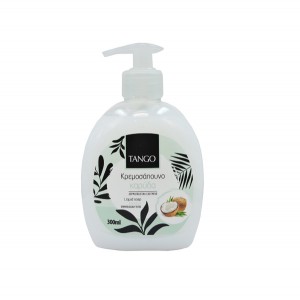 Κρεμοσάπουνο χεριών Tango αντλία 300ml λευκό "Καρύδα" 40605070
