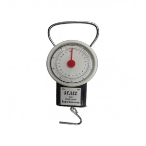 Ζυγαριά αναλογική κρεμαστή 22kg & μετροταινία 00402307