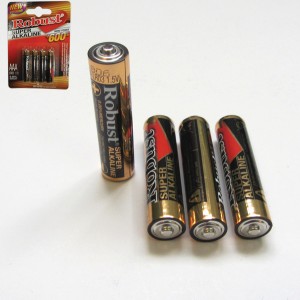 Συσκευασία 4 αλκαλικές μπαταρίες ΑΑΑ-R03 00600035