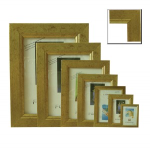 Πλαστική κορνίζα χρυσή επιτραπέζια 10x15cm 10401049