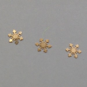 50 μεταλλικά διακοσμητικά νυχιών χρυσές νιφάδες 40502059-15