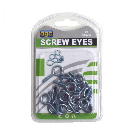 AG-30601243 - Σετ 20 βιδωτές θηλειές #5 30601243 Σετ 20 βιδωτές θηλειές #5 30601243