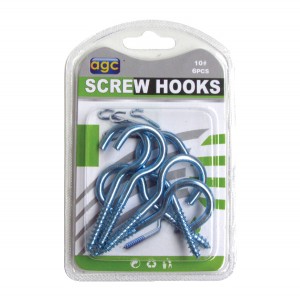 Σετ 6 βιδωτοί γάντζοι #10 30601248