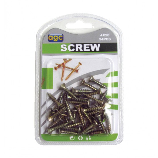 Σετ 34 βίδες 4x20mm [30601254]