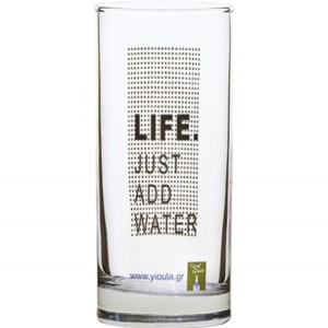 Σετ 6 ποτήρια νερού 27cl Life Just Add Water 70301028