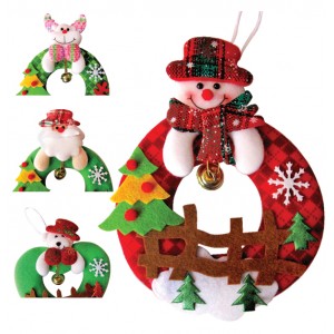 Κυκλικό Χριστουγεννιάτικο κρεμαστό διακοσμητικό 00001092