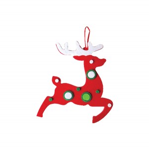 Υφασμάτινο Χριστουγεννιάτικο στολίδι ελάφι 00001104