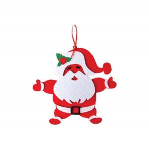 Υφασμάτινο Χριστουγεννιάτικο στολίδι 'Αγιος Βασίλης 00001106