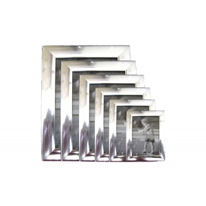 Πλαστική κορνίζα ασημί επιτραπέζια 10x15cm 10401097