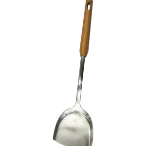 Μεταλλική σπάτουλα με ξύλινη λαβή 00101431