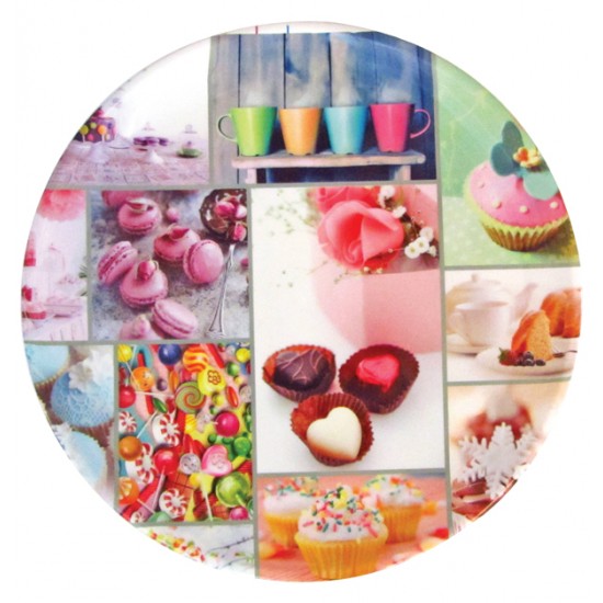 Στρογγυλός πλαστικός δίσκος σερβιρίσματος 35cm [00109303]