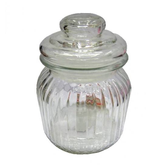 Βάζο γυάλινο με πώμα 14,5 cm [00103204]
