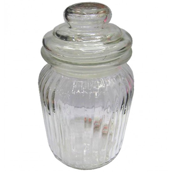 Βάζο γυάλινο με πώμα 22,5 cm [00103206]
