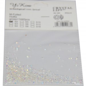 Φακελάκι με 1440 ιριδίζοντα στρασάκια νυχιών Νο 2 40502108