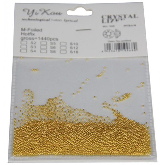 Φακελάκι με χρυσά μπιλάκια νυχιών [40502109]