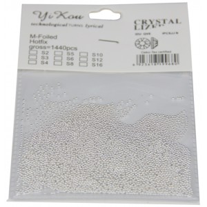 Φακελάκι με ασημί μπιλάκια νυχιών 40502110