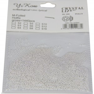 Φακελάκι με ασημί μπιλάκια νυχιών 40502110