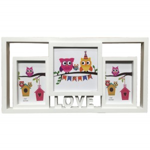 Πλαστική κορνίζα κολλάζ για 3 φωτογραφίες 10401241