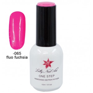Ημιμόνιμο μανό one step 15ml - Fluo Fuchsia 40504001-065