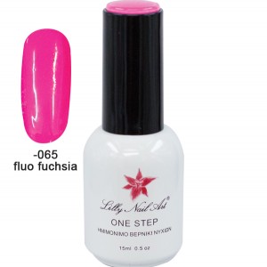 Ημιμόνιμο μανό one step 15ml - Fluo Fuchsia 40504001-065