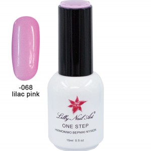 Ημιμόνιμο μανό one step 15ml - Lilac Pink 40504001-068