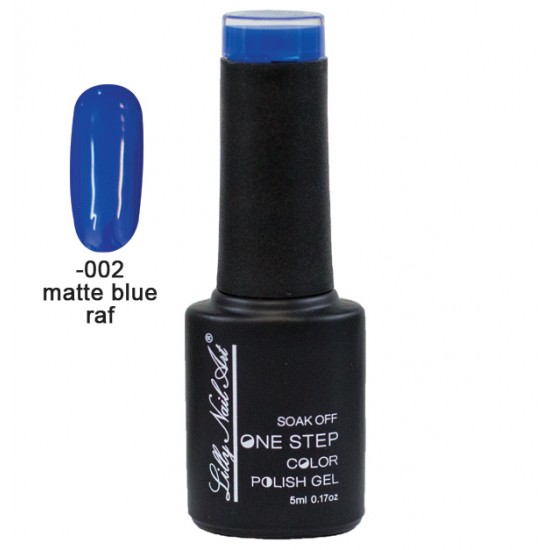 Ημιμόνιμο μανό one step 5ml - Matte Blue Raf [40504002-002]