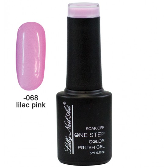 Ημιμόνιμο μανό one step 5ml - Lilac Pink [40504002-068]