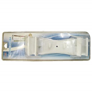 Πλαστική βάση τοίχου για 2 κοντάρια σκούπας 00405177-c