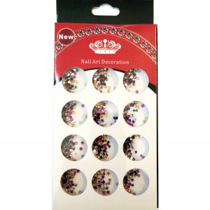 Κασετίνα με πολύχρωμα διακοσμητικά στρασάκια νυχιών 40502094 Κασετίνα με πολύχρωμα διακοσμητικά στρασάκια νυχιών 40502094