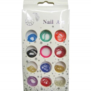 Κασετίνα με χρωματιστές διακοσμητικές αλυσίδες νυχιών 40502098 Κασετίνα με χρωματιστές διακοσμητικές αλυσίδες νυχιών 40502098