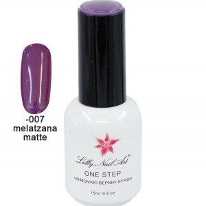 Ημιμόνιμο μανό one step 15ml - Melatzana matte 40504001-007