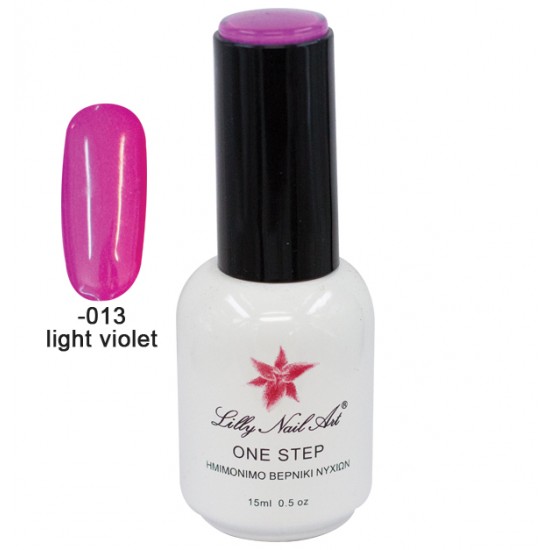 Ημιμόνιμο μανό one step 15ml - Light violet [40504001-013]