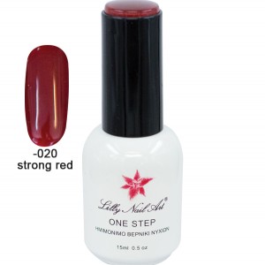 Ημιμόνιμο μανό one step 15ml - Strong red 40504001-020