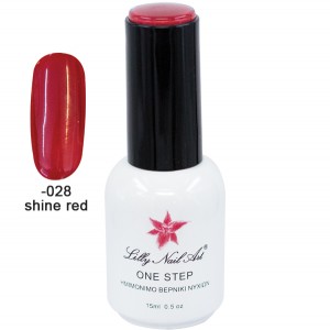 Ημιμόνιμο μανό one step 15ml - Shine red 40504001-028