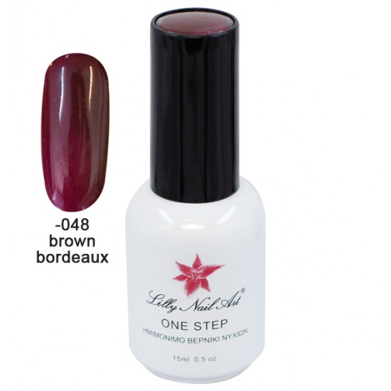 Ημιμόνιμο μανό one step 15ml - Brown bordeaux [40504001-048]
