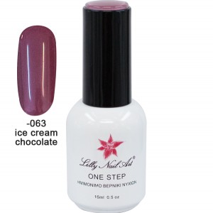 Ημιμόνιμο μανό one step 15ml - Ice cream chocolate 40504001-063