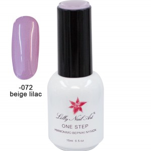 Ημιμόνιμο μανό one step 15ml - Beige lilac 40504001-072